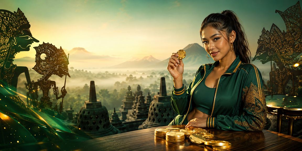 Perempuan Indonesia menelusuri voucher promo linkwd lewat smartphone di kafe modern